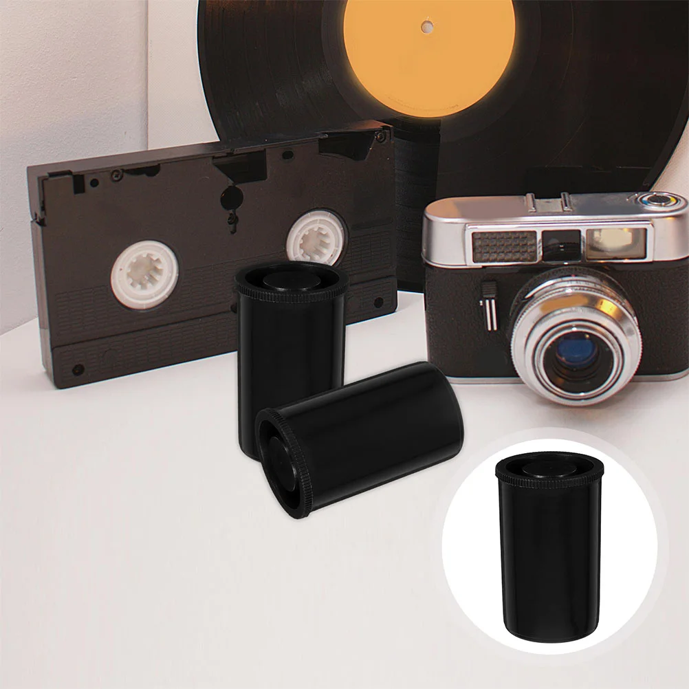 

20 Pcs Storage Bins with Lids Film Box Bead Organizer Canisters Organizers and Cover Black Bowl Covers Reusable