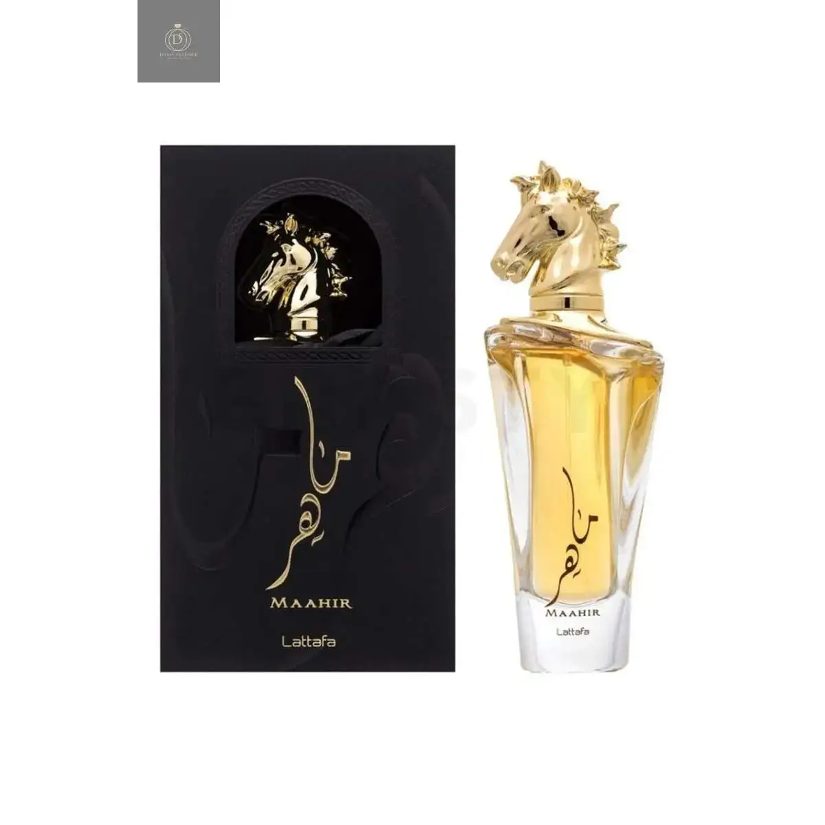 Lattafa Maahir GOLD 100ml Eau de Parfum - Unisex - Floral, Woody, Fruity, Sweet and Musky