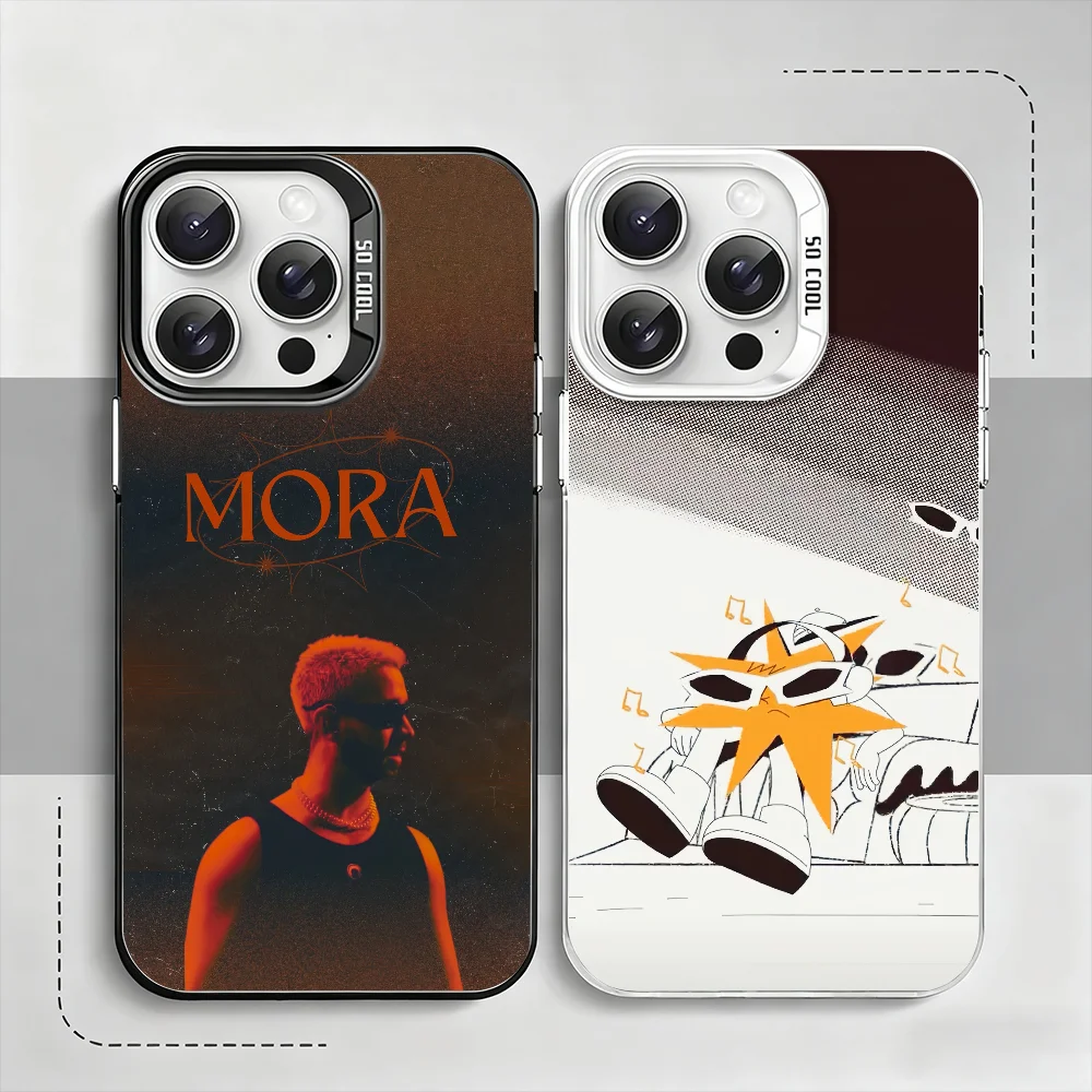 

Singer M-Mora Estrella phone case For Samsung A07 A17 A06 S25 S24 S23 4G 5G Protective IMD Color Cover