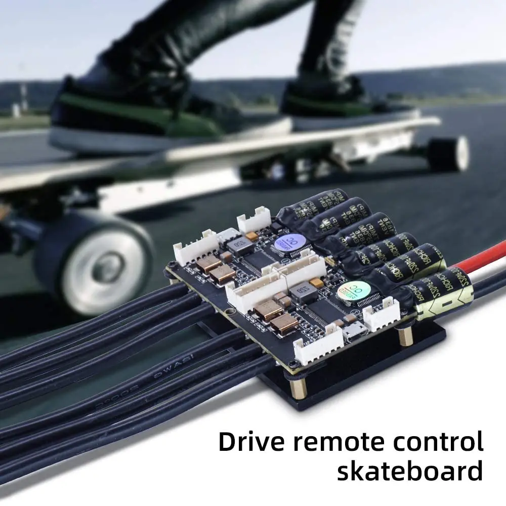 Doppio Brushless ESC FSESC4.20 100A Dissipatore di calore in alluminio anodizzato RC Regolatore elettronico di velocità Accessori elettrici