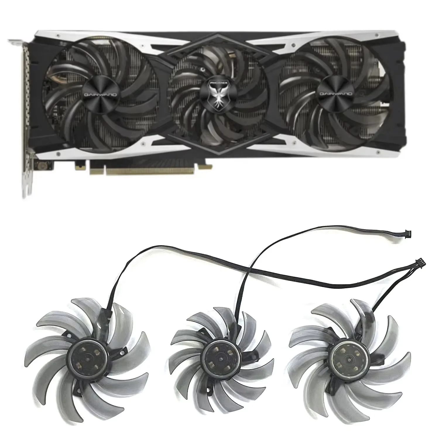 New FDC10H12S9-C 0.35A 4PIN 85MM 75MM GPU fan suitable for Gainward RTX 2080 2070 Phoenix/GS graphics card cooling fan