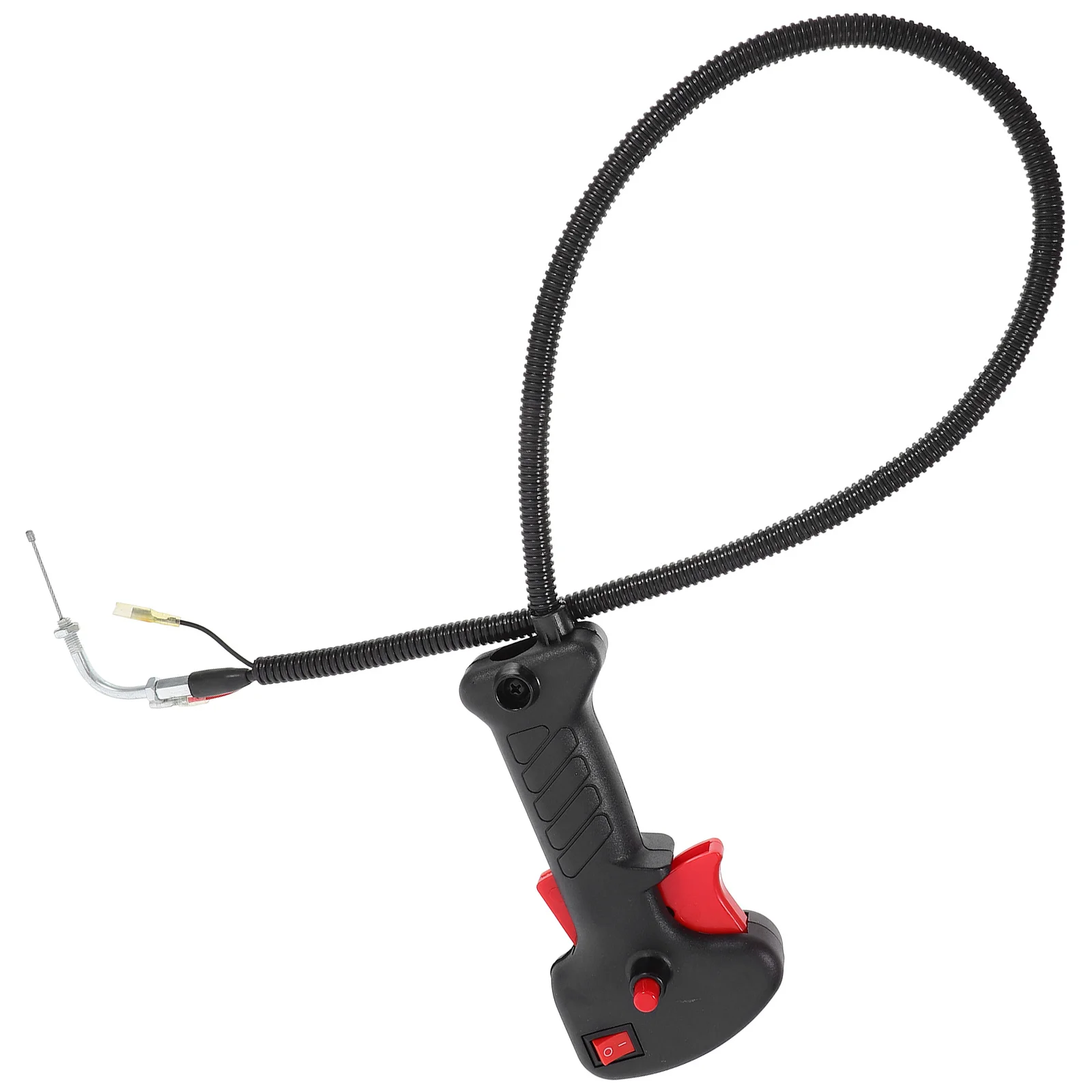 مقبض تشذيب مريح مع كابل تبديل الزناد الخانق الكامل لتشذيب العشب بشكل سلس