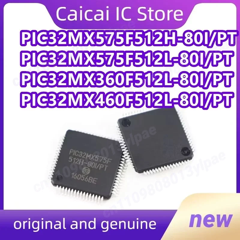 

PIC32MX575F512H-80I/PT QFP64 PIC32MX575F512L-80I/PT PIC32MX360F512L-80I/PT PIC32MX460F512L-80I/PT PIC32MX695F512L-80I TQFP100