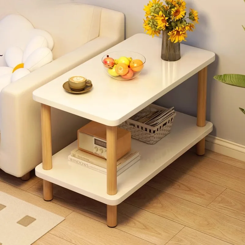 

Sofa, side table, small table, simple, rectangular, coffee table, living room, rental house, household
