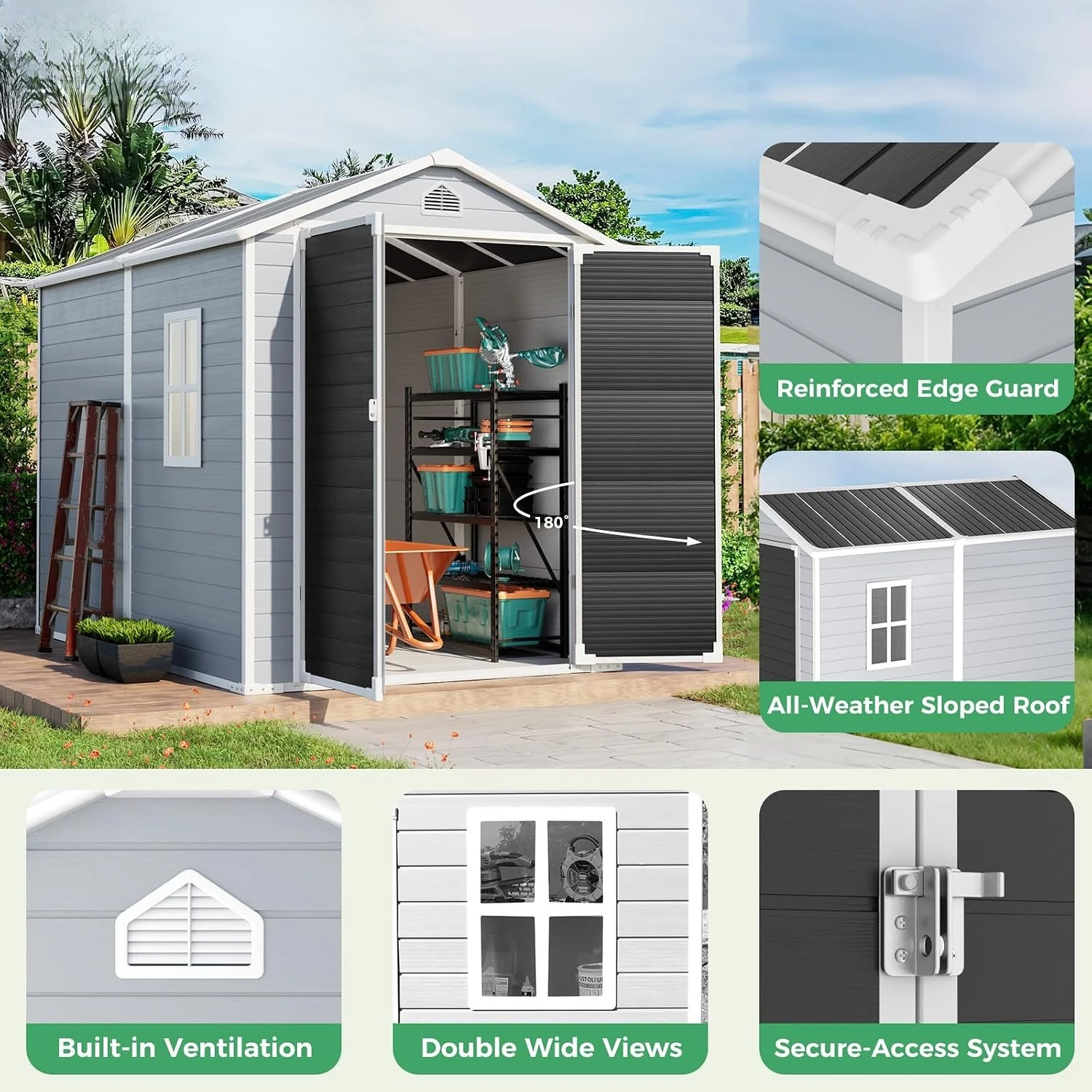 Outdoor Storage Shed 2