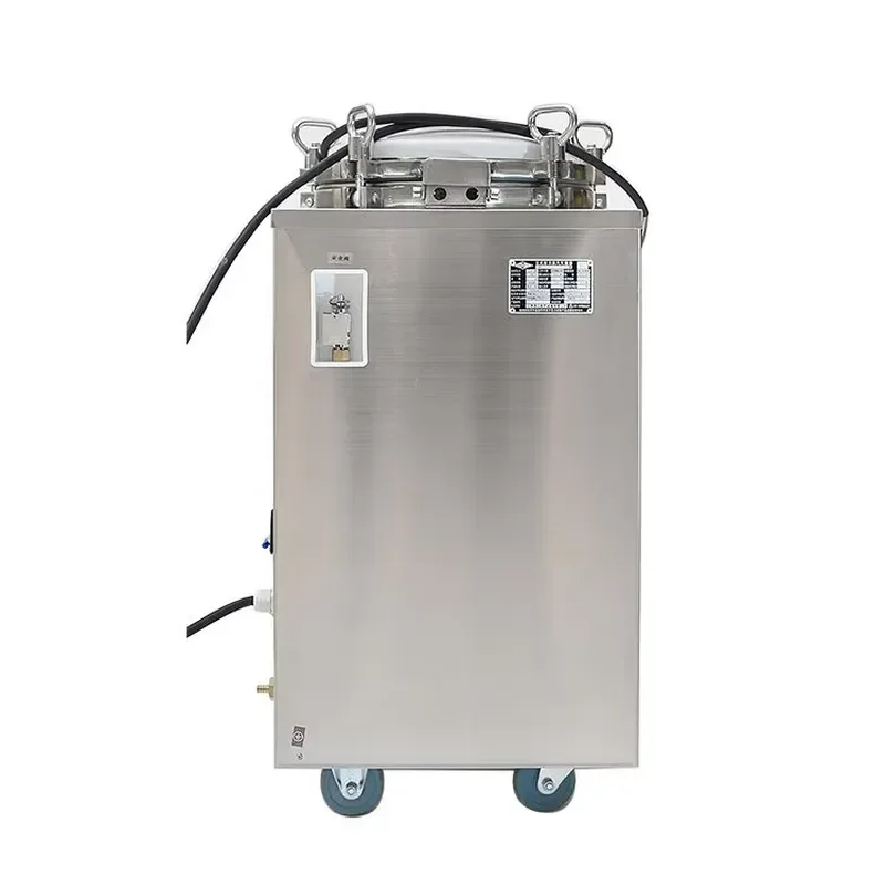for Digital Display Vertical High Pressure Steam Sterilizer 75L 100L 150L Autoclave Mushroom Substrate Cooking