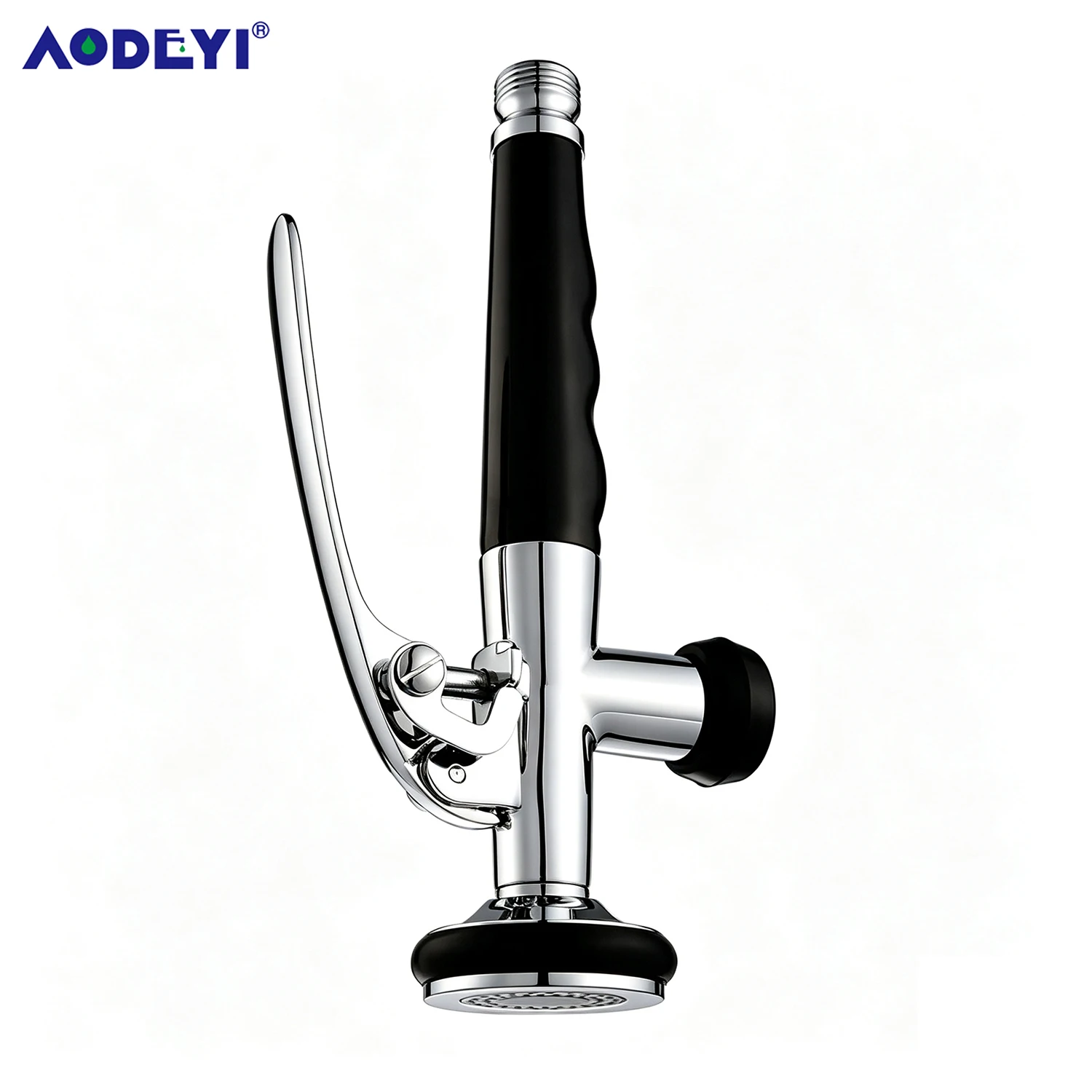 Solid Brass Pull Out Kitchen Faucet Sprayer Head Replacement, Chrome Tap Spray Nozzle High Pressure Sink Faucet Parts