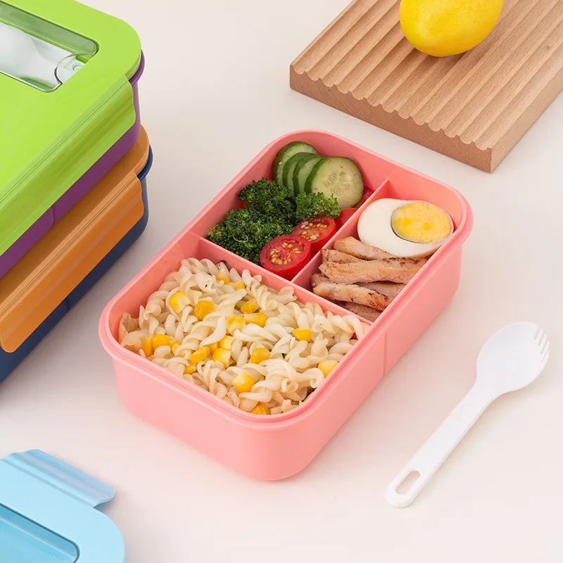 Minecraft Lunch Box Portable Divided Microwave Oven Bento Box Leakproof Food Container School Worker's Sealed with Tableware