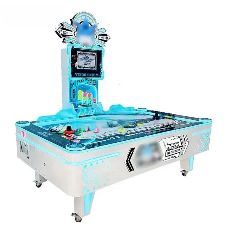 Indoor Portable Mini Curved Air Hockey Table Game for Entertainment Area