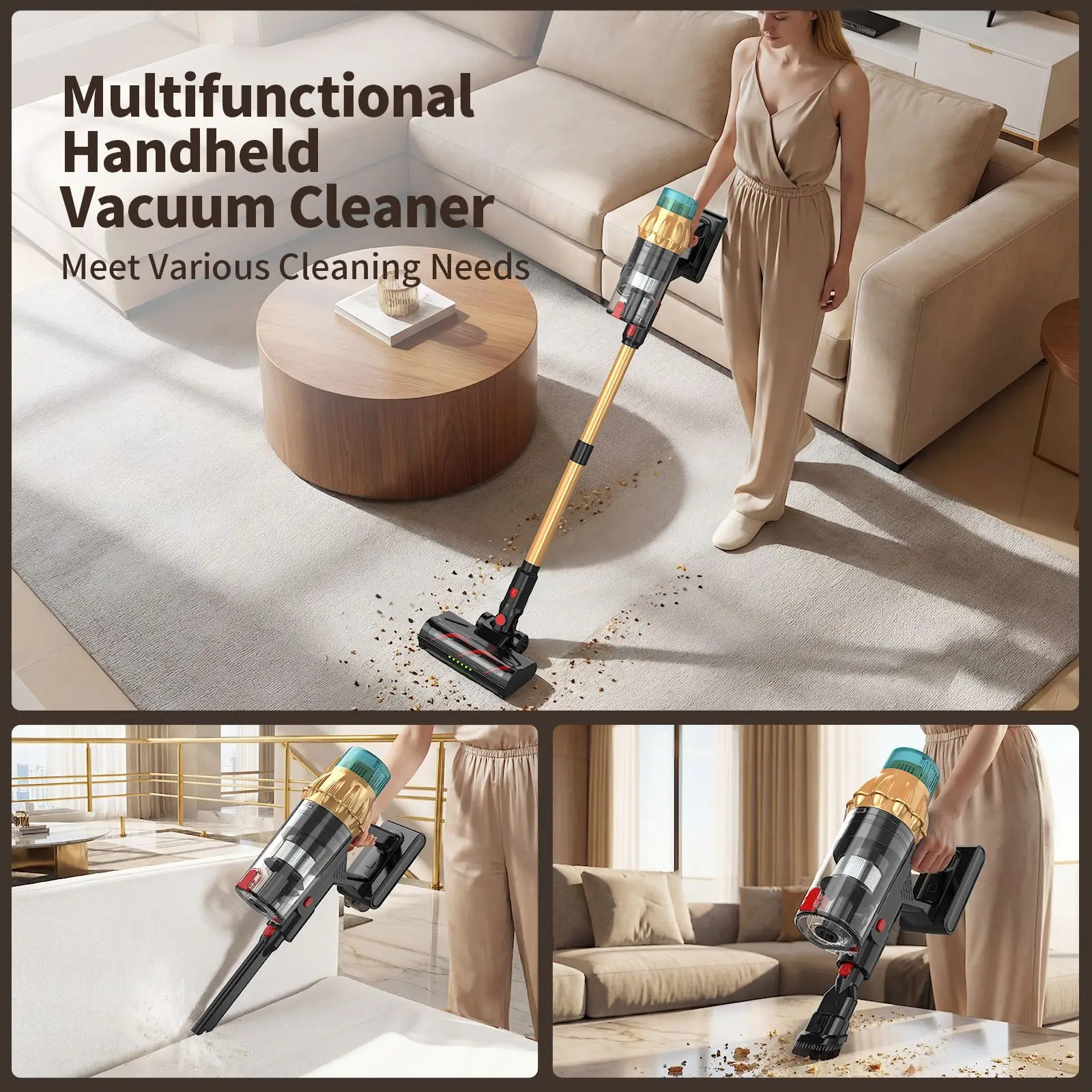 Cordless Handheld Vacuum Cleaner, Household 650W Brushless Motor, 40000Pa Powerful Suction, Wholesale Available
