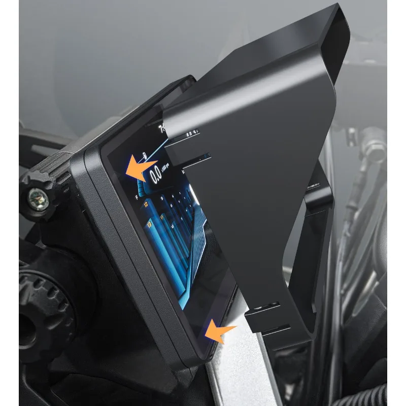 لـ Zontes 368G - مظلة شمسية لشاشة لوحة القيادة للدراجات البخارية (مضادة للوهج، حماية من الضوء) #6