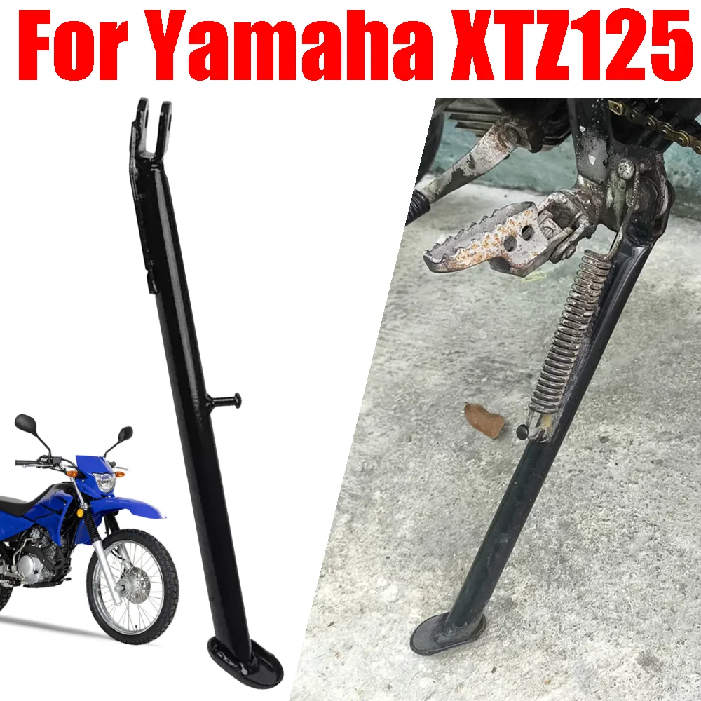For Yamaha XTZ125 XTZ 125 Motorcycle Accessories Kickstand Side Stand Foot Support Parking Sidestand