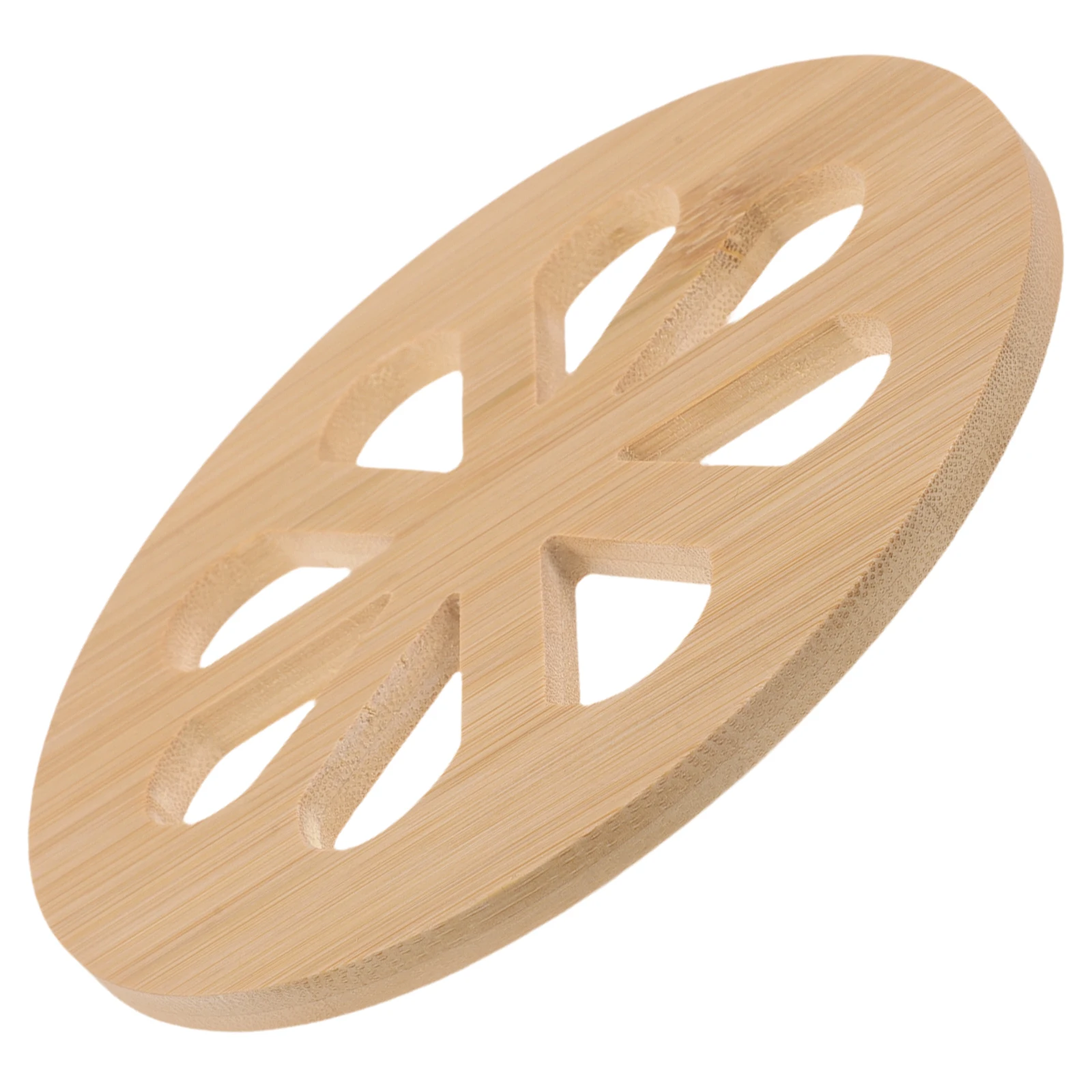 

Heat Resistant Coasters Anti Scald Desk Mat Table Accessories Bamboo Coaster Set Round Plate Mats Insulation Pad Chinese Tea
