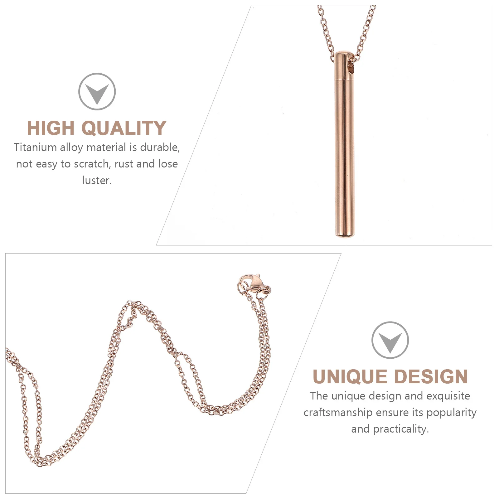 Collana commemorativa con ciondolo in cenere, lega di titanio, contenitore per urna in cenere, ricordo per parenti, cremazione dei capelli, gioielli, regalo souvenir