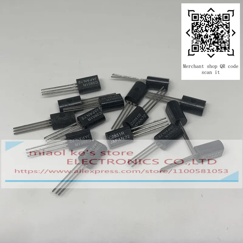 [5pcs-10pcs]100%New original: 2SC2851R 2SC2851 C2851R C2851 (can replace 2SC2053) direct-plug triode transmitter tube