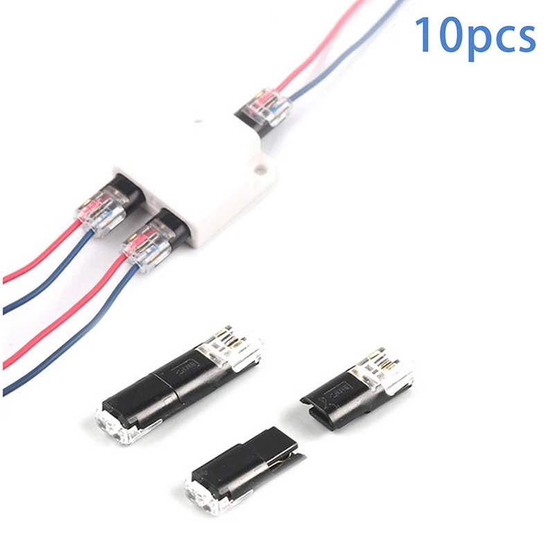 10Pcs 2 Pin Way Plug Waterproof Electrical Connector Car Wire Cable Automotive Electrical Connector Strip Terminal Connector