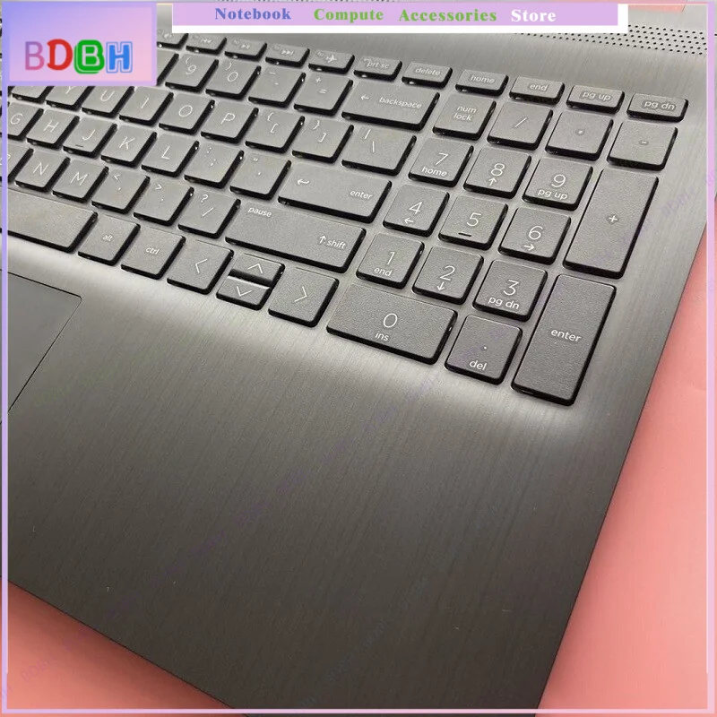 For HP Notebook 15-DA 15-DB Upper Palmrest Touchpad Keyboard L20386-001