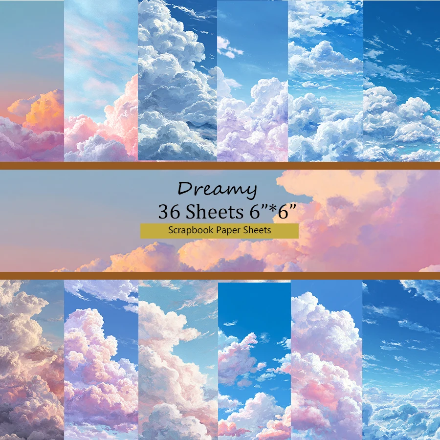 

Бумажный пакет для скрапбукинга (36 листов, 6 x 6 дюймов): богемные узоры в виде листьев для скрапбукинга, оригами и журнала в стиле бохо