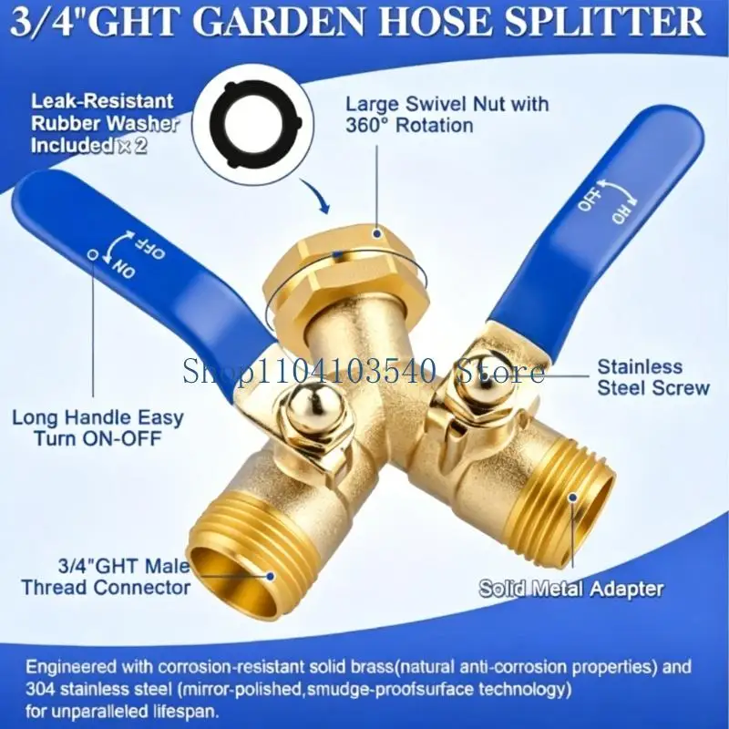 Picture 6: 02DC 2 Way Hose Connector with High Flows Capacity & Durability for Watering Systems