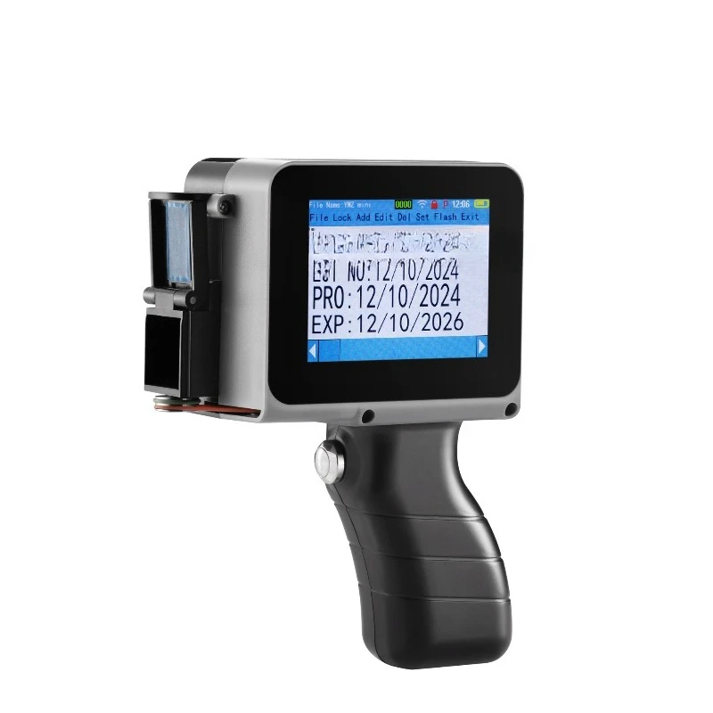 Small mini handheld can concave and convex packaging bag production date printer inkjet printer