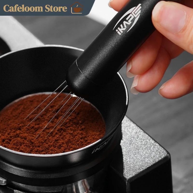 IKAPE Lighthouse Coffee Wdt Tool Espresso Distribution Needle Portable Retractable Stirrer For Home Barista Coffee Making