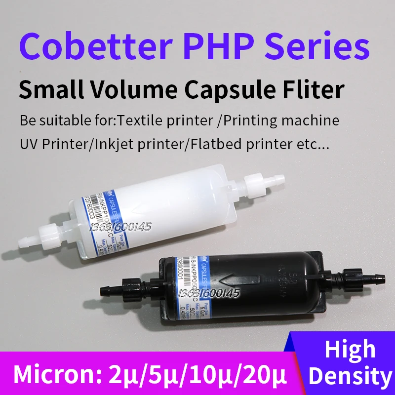 

Cobetter Ink Filter PHPB-INKPP0500CC 5μ Corrosion Resistant For Eco Solvent Water Based Inkjet Printer