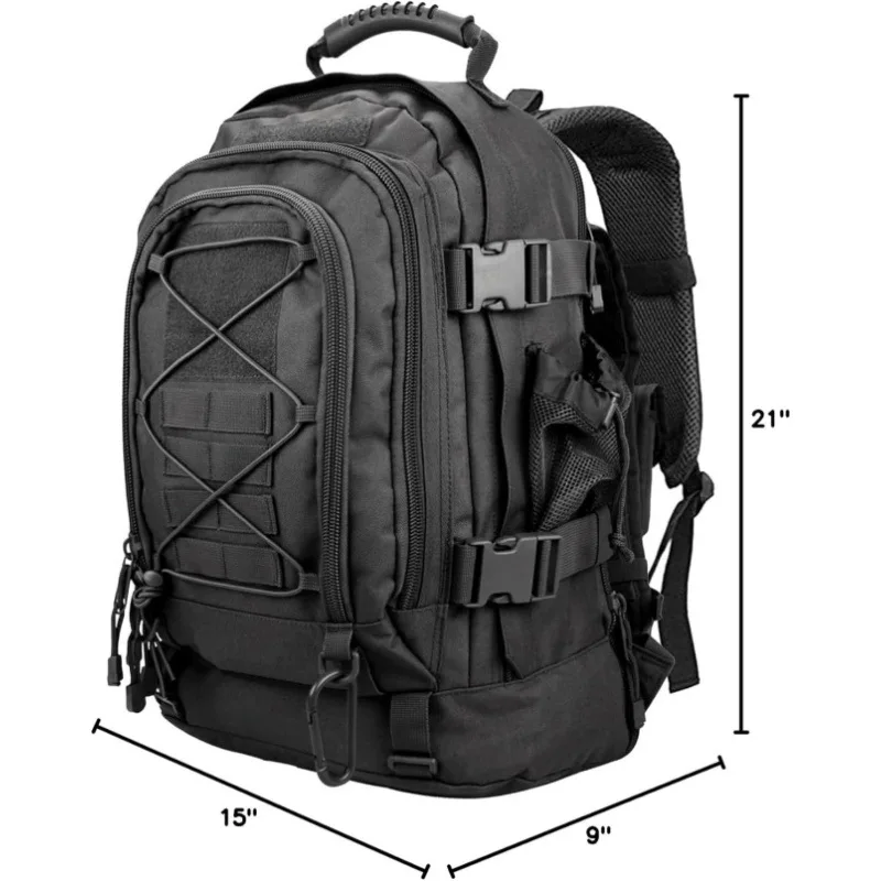 Large Capacity Mountaineering Backpack Camping Travel Emergency Escape Backpack Multifunctional Waterproof Wear-resistant Bag