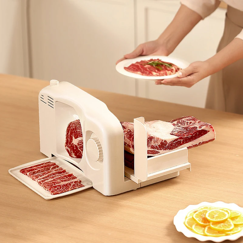 Electric Slicer Meat Cutter Machine  1-15mm Adjustable Foldable Multi Function Food Vegetable Cut Cutter Cut cheese
