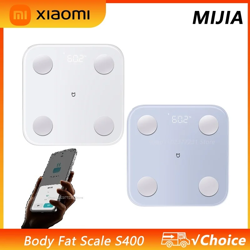 

Xiaomi mijia S400 Smart Health Scale Dual-frequency BIA Scale 25 Body Metrics Analyzer Family Health Tracker Portable Home Tools