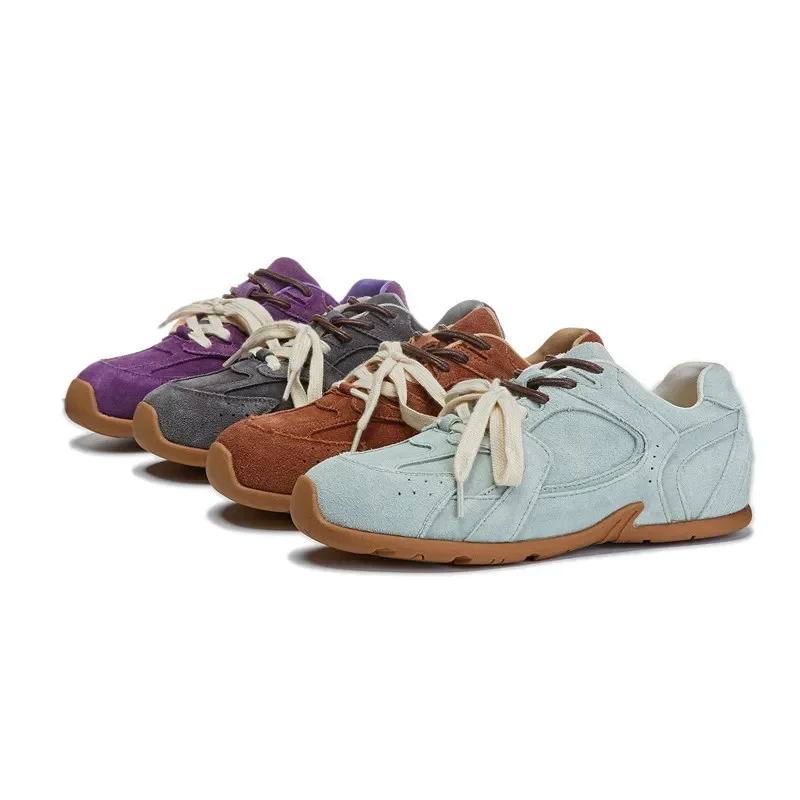 2026 Women's Vintage Suede Retro Sneakers, Classic Runner Trainers, Comfortable Casual Walking Shoes for Everyday Wear