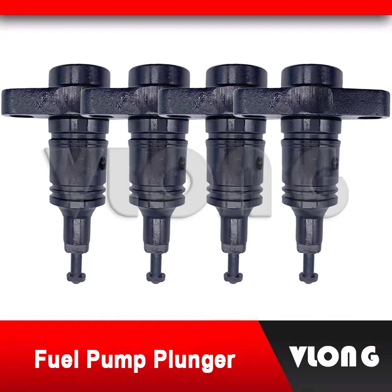 4PCS New High Quality Dongfanghong Plunger PW Type Diesel Oil Pump Fuel Plunger Right-handed Oriental Red YU40A-00-I-14 10.5-14