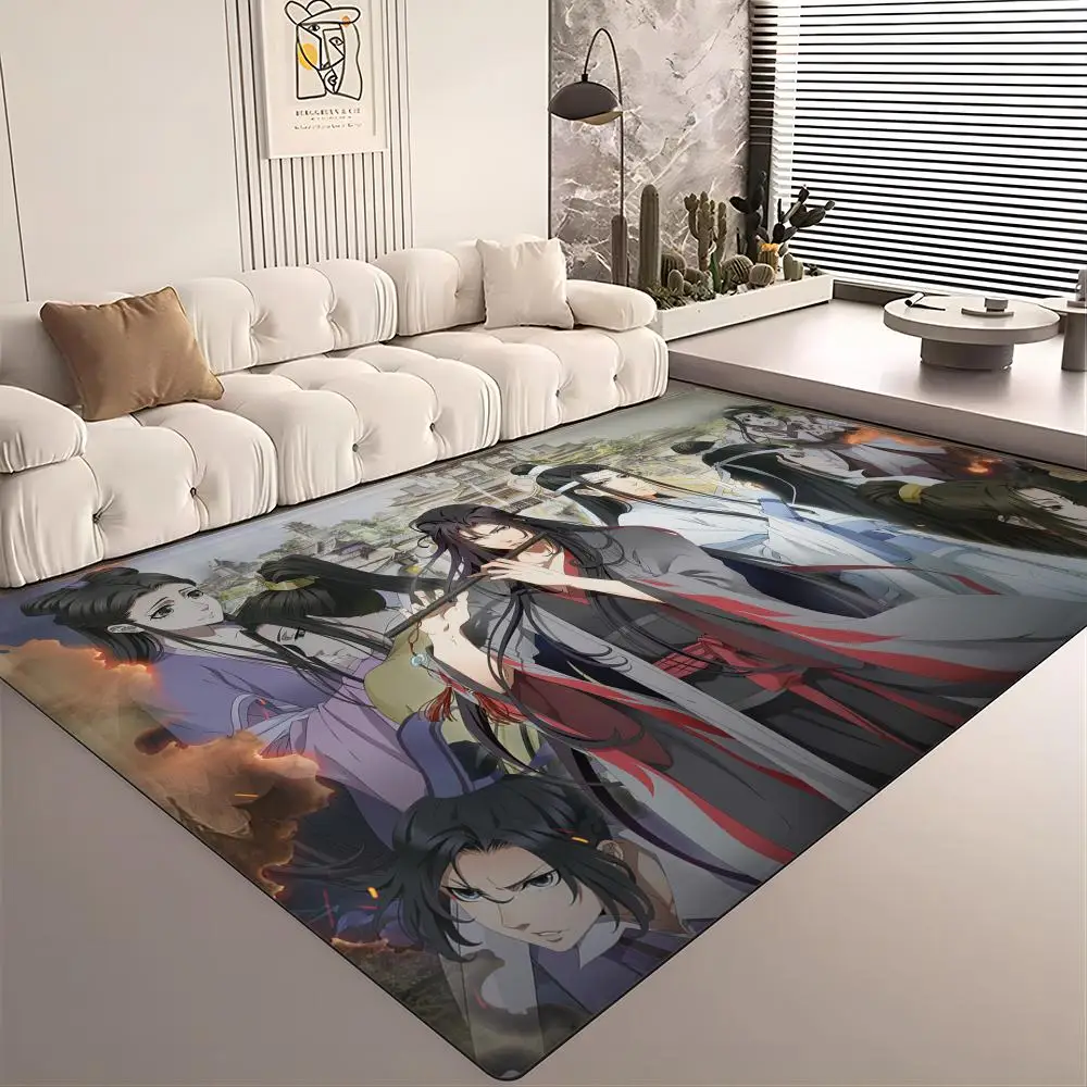 

Lan Zhan Wei Ying Anime Floor Mat Entrance Door Mat Rectangle Anti-slip Home Soft Badmat Front Door Indoor Outdoor MatToilet Rug