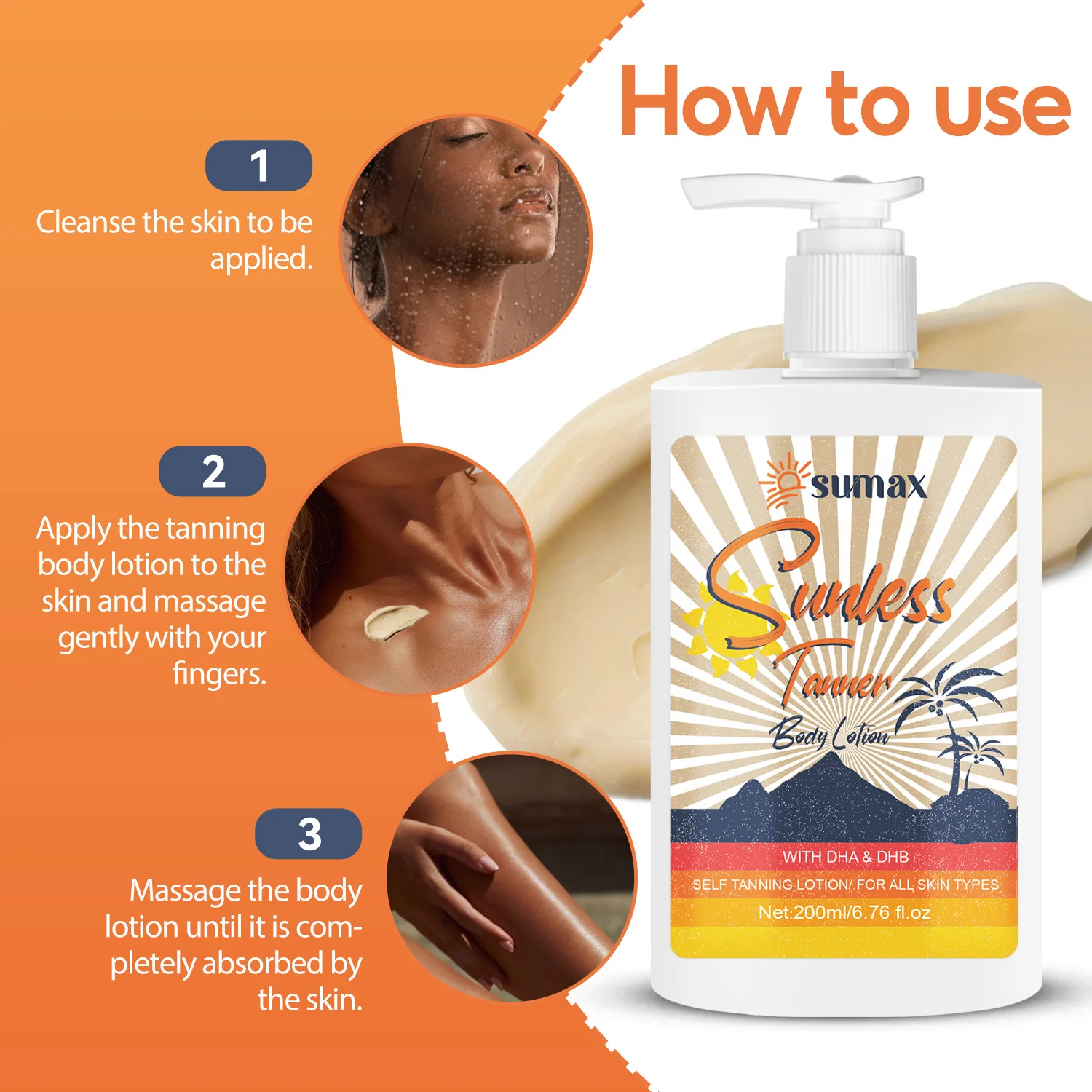 200ml-white-airless-pump-tanning-lotion-gradual-sun-kissed-glow-hydrates-conditions-streak-free-formula