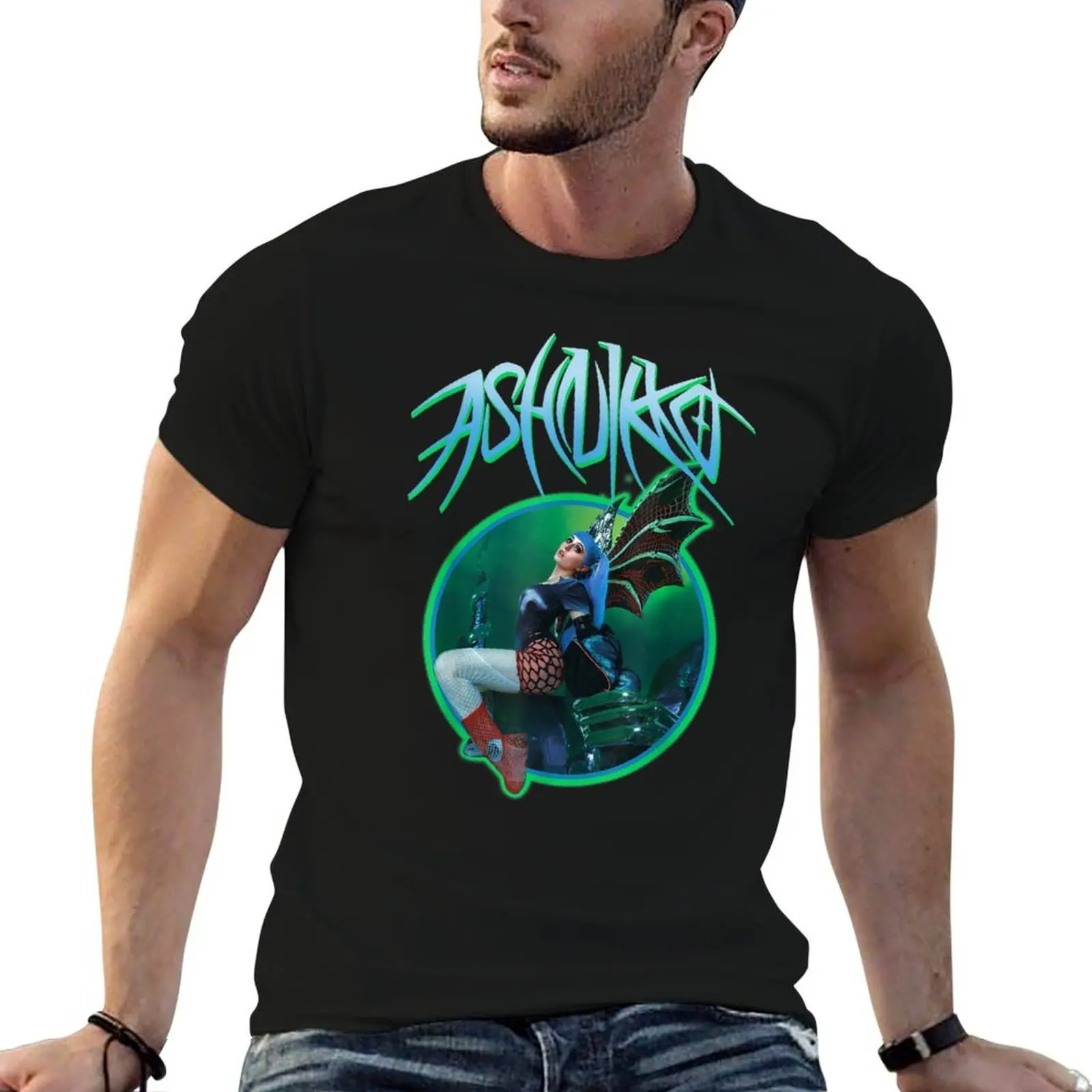 

ASHNIKKO - Ashnikko Anime Bunny - ASHNIKKO lover T-Shirt man t shirt cotton high quality funny t shirts man T-Shirt