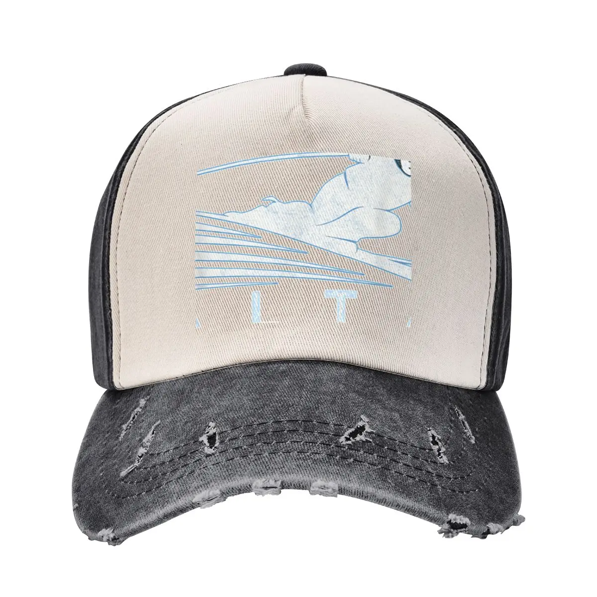 

Retro Ski Alta, Utah Illustration - Vintage Snow Ski Baseball Cap funny hat Beach Outing Vintage Caps For Men Women's