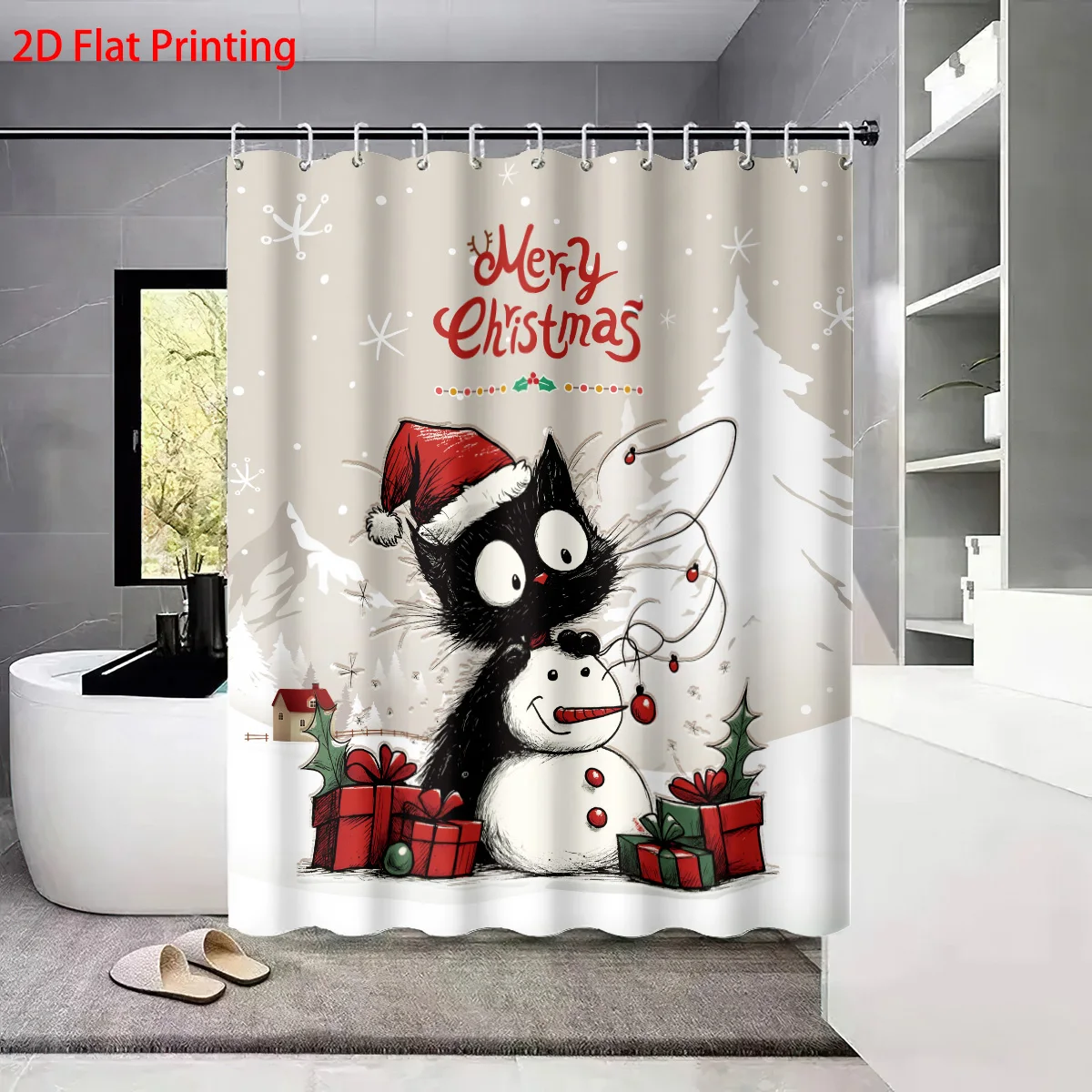 4Pcs Merry Christma…