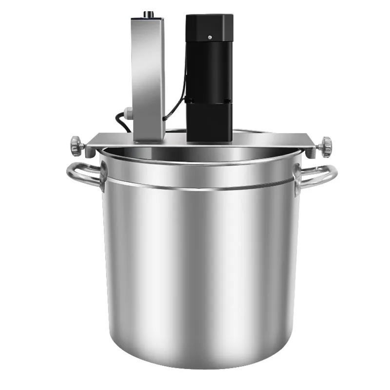 140L Food Mixer Hot Pot Bottom Material Frying Machine Small commercial automatic stir fry mixer