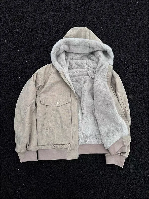 

Ультра удобный хлопковый джет American Marble Plu с капюшоном для зимней молодежной моды Cleanfit Mountain Eagle Design