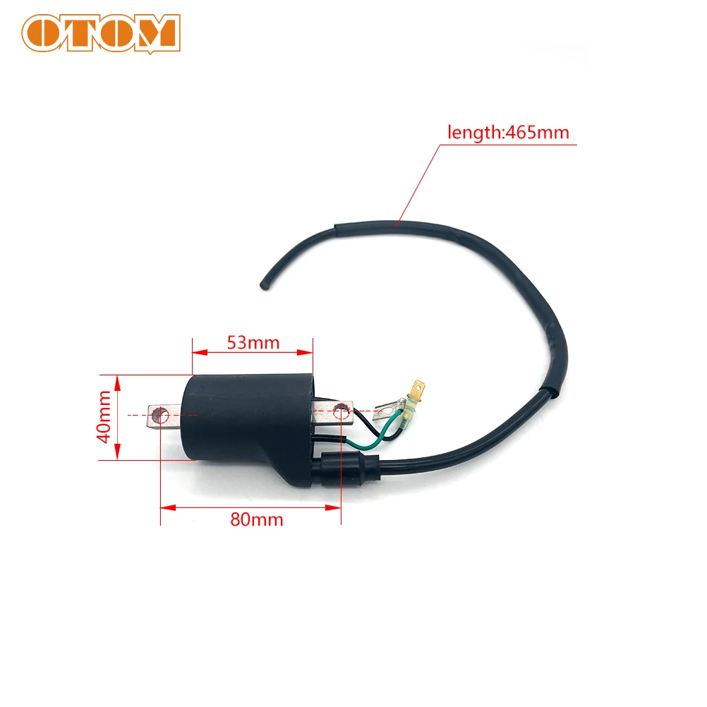 OTOM Motorcycle Ignition Coil 58439006000 For KTM SXF XCF EXC HUSQVARNA FC FE GASGAS ECF EW MCF Dirt Bike 12V High Pressure Coil