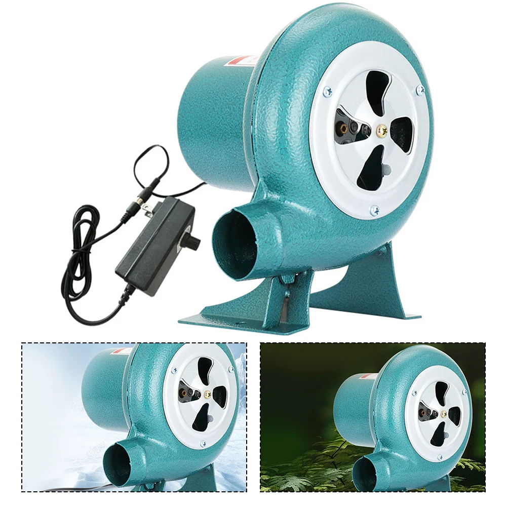 220V~240V Household Blower Iron Barbecue Blower Small Centrifugal Blower 30W 40W 60W 80W 100W Green For Barbecue