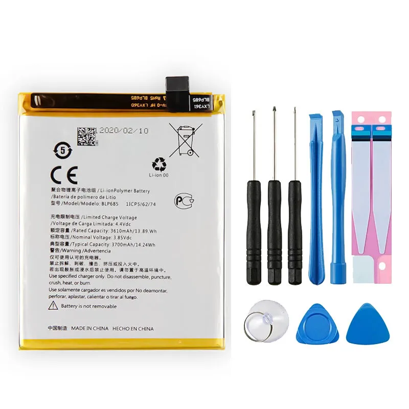 BLP685 Replacement Battery for OnePlus 6T 1+6T McLaren 1+7 A6010 A6013 3700 mAh