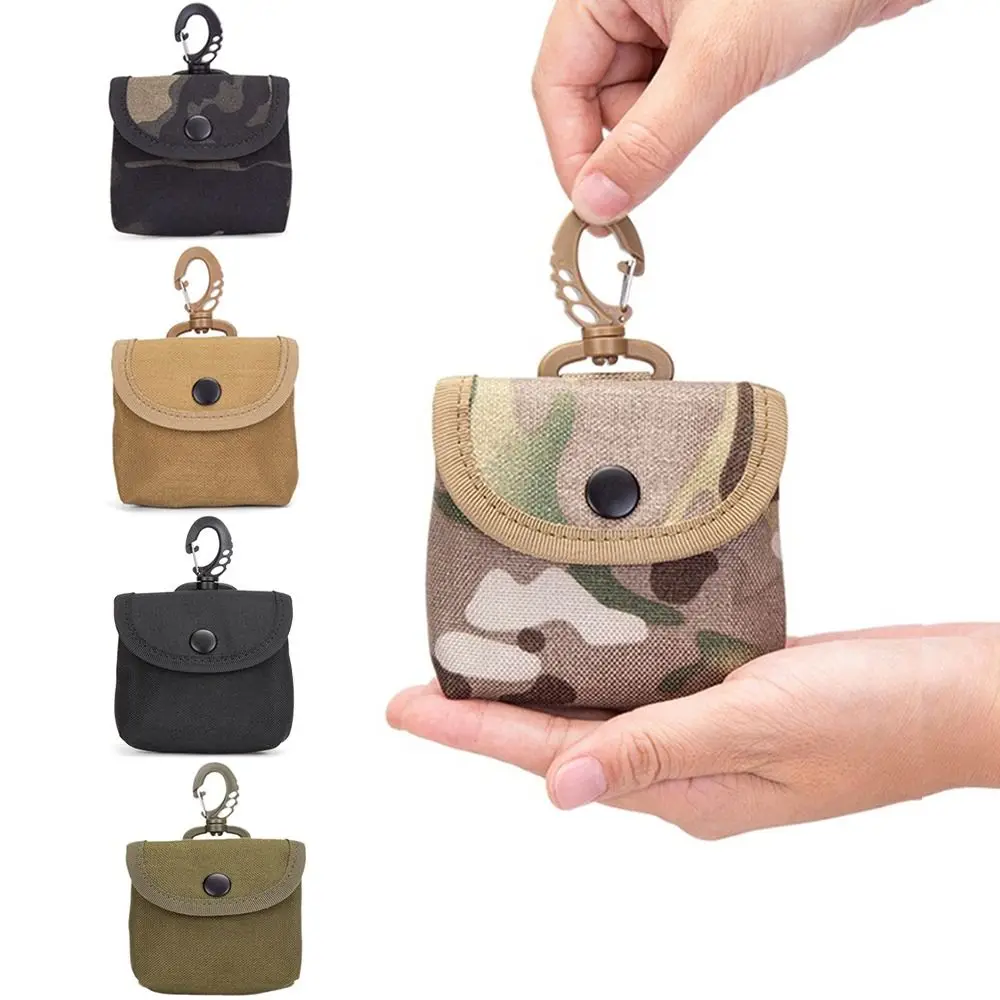 Sturdy Hook Keychain Pouch Portable Durable Travel Pocket Washable Easy To Carry ID Card Holder Outdoor