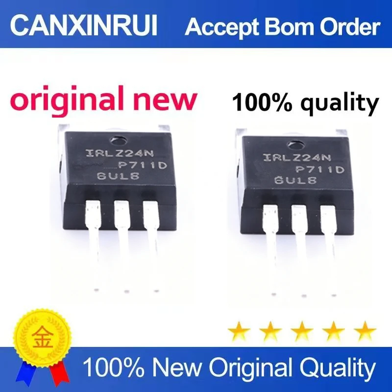 (5-100pieces)New IRLZ24N NPBF Channel MOSFET Field Effect Transistor