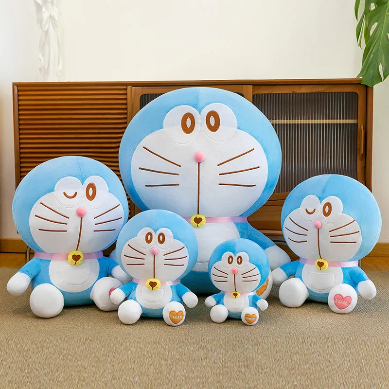 30 40CM Anime Doraemon Kawaii Stuffed Plush Toy Soft Animal Plush Doll Figures Doraemon Dolls Birthday Gifts for Girlfriend Kids