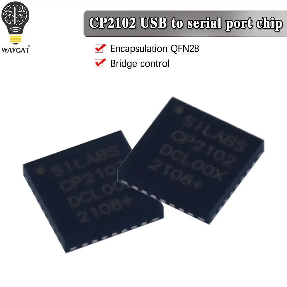 CP2102 CP2102-GMR QFN-28 SINGLE-CHIP USB TO UART BRIDGE chip