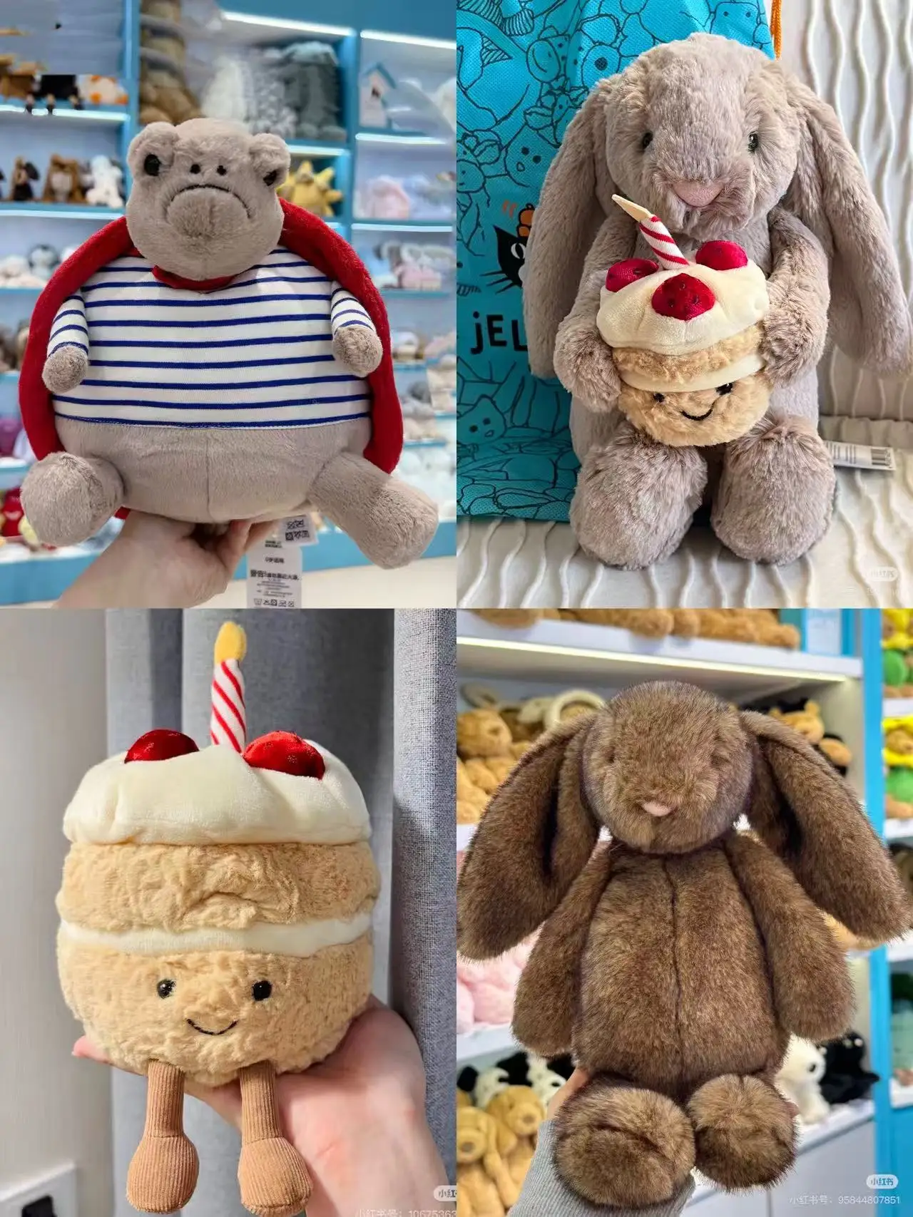 

New Spring Limited Collection Plush Doll Barcelona Bear Narcissus Flower Soothing Fragrant Bonnie Zhizhen Series Bonnie Rabbit