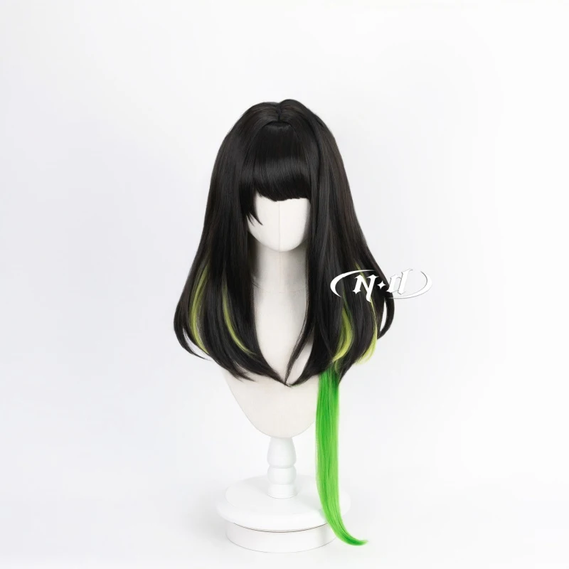 ND Mon3tr Cosplay Wigs Hairpiece Arknights Cosplay Hair Wigs for Comic Con Coser Costume Theme Party Heat Resistant Synthetic