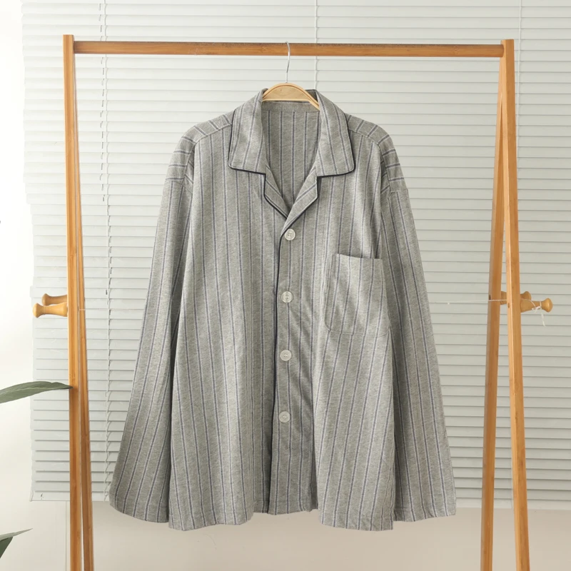 Top gray vertical stripe top
