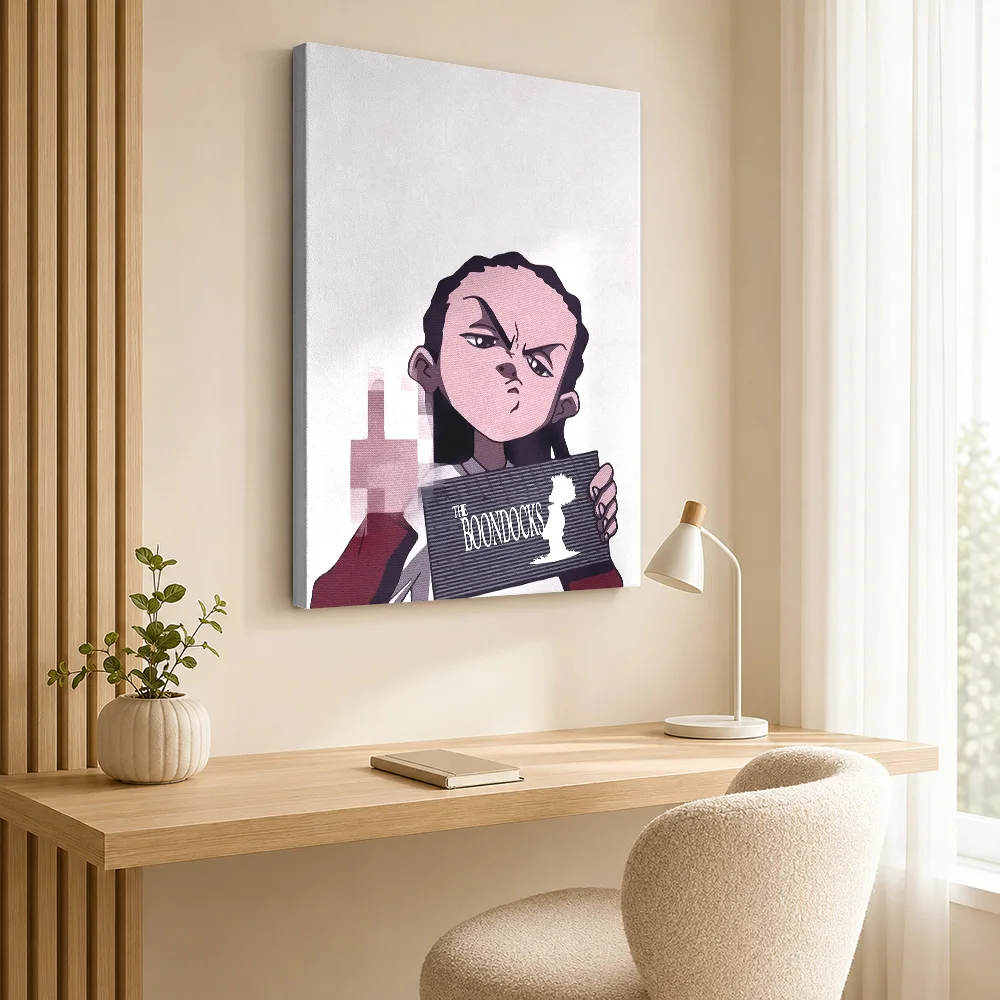 The Boondocks Canvas Painting Poster Custom Modern Aesthetic Wall Art for Office Hallway Decor Ready to Hang Housewarming Gift