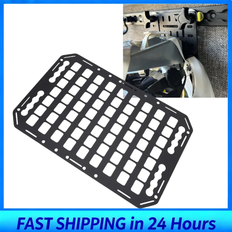 Panel Molle para cama de camión, instalación Flexible, estante de almacenamiento para cama de camión de aleación de aluminio, resistente y ligero para SUV RV para pistas en L